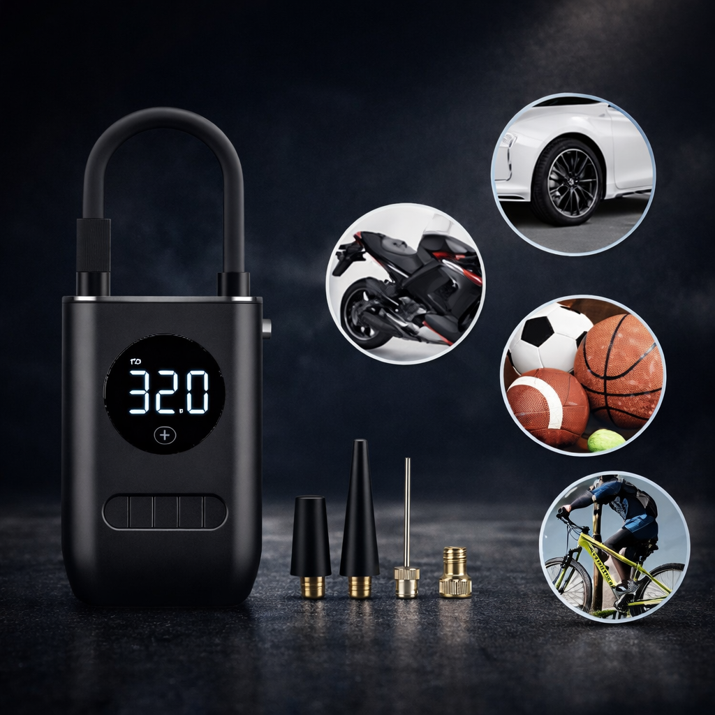 INFLATEX PRO™- Inflador Portátil Inalámbrico Recargable