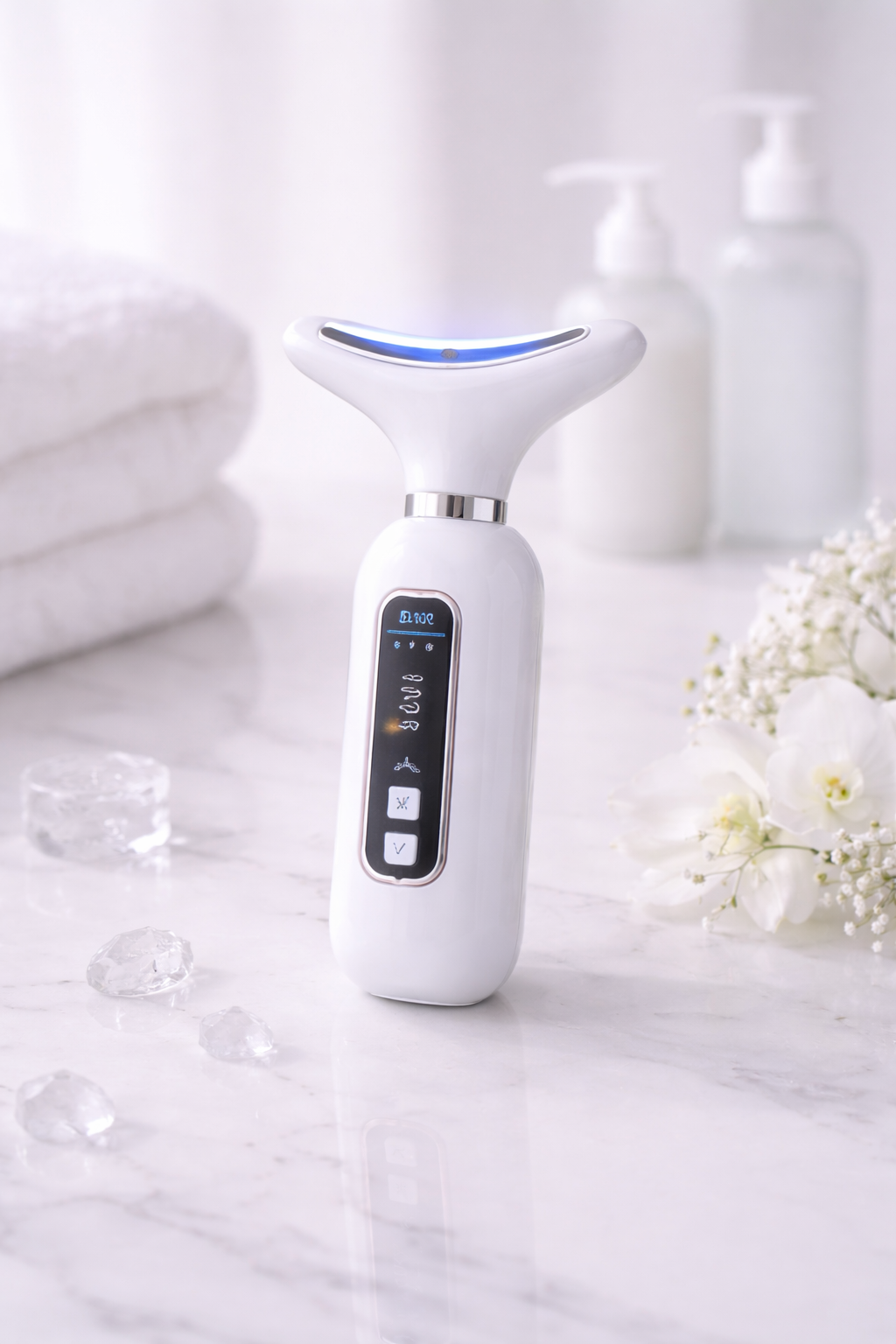 Glowup Rostro y Cuello™ - Masajeador facial eléctrico