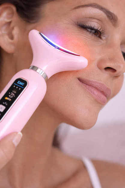 Glowup Rostro y Cuello™ - Masajeador facial eléctrico