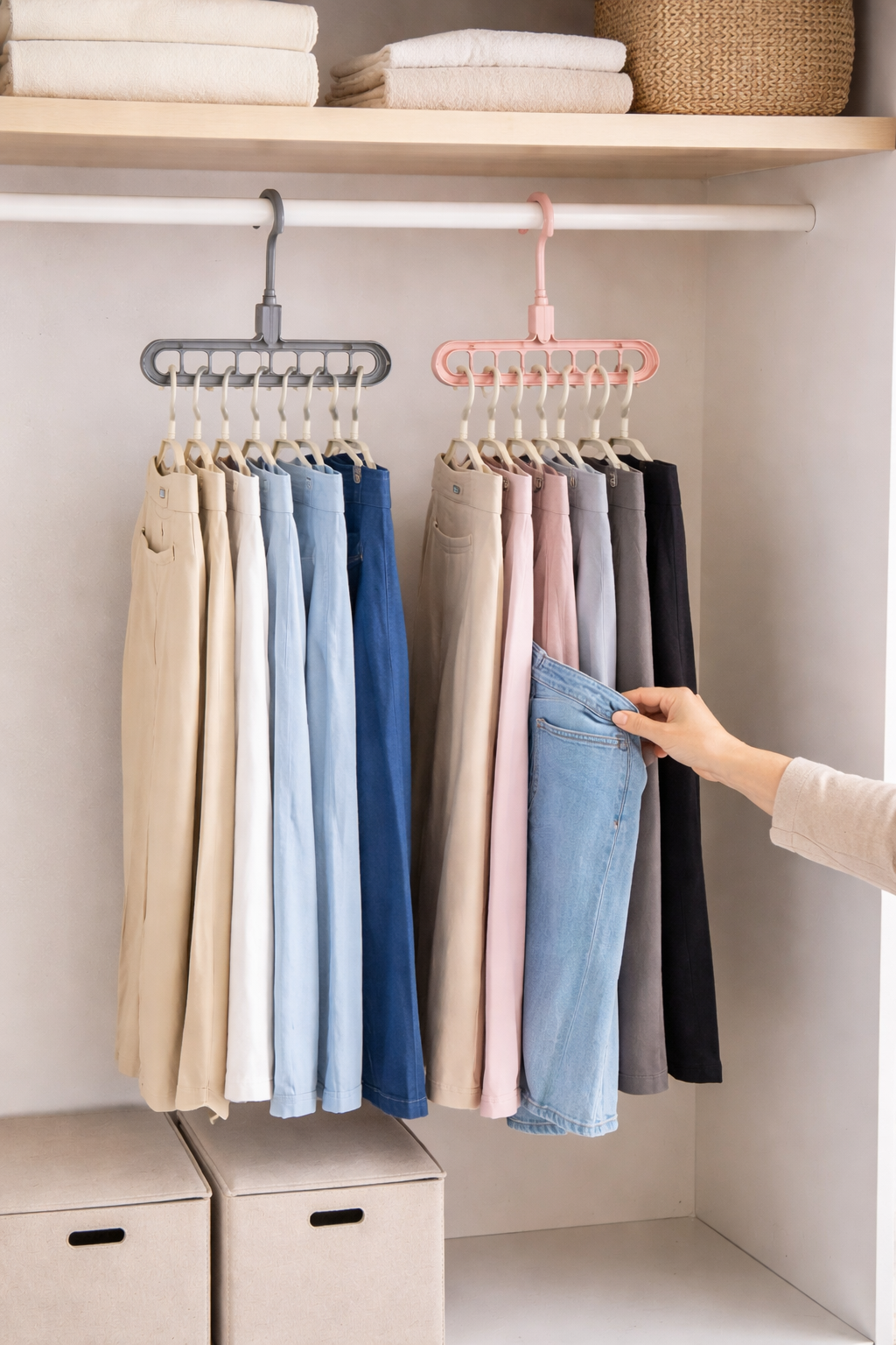 EspacioFlex™- Colgador de ropa 9 en 1