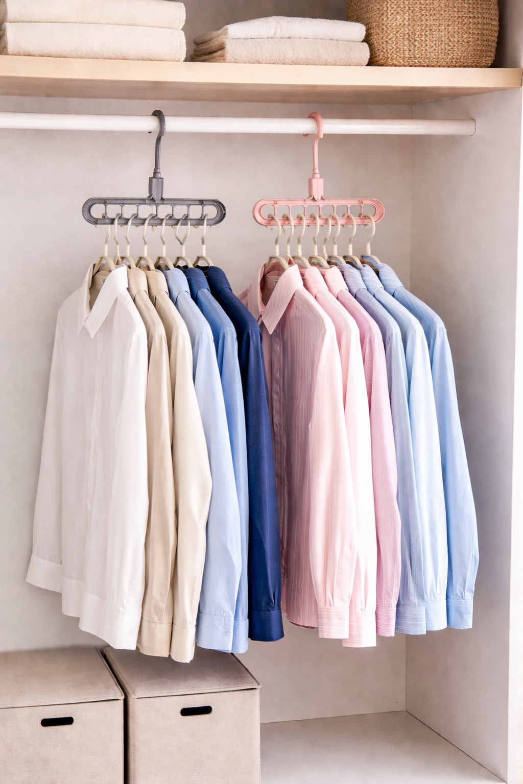 EspacioFlex™- Colgador de ropa 9 en 1