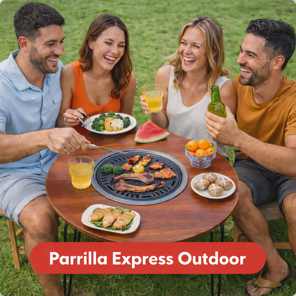 Parrilla Express Outdoor™- Mesa plegable con Parrilla