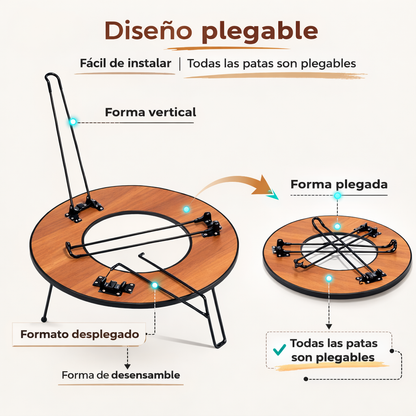 Parrilla Express Outdoor™- Mesa plegable con Parrilla