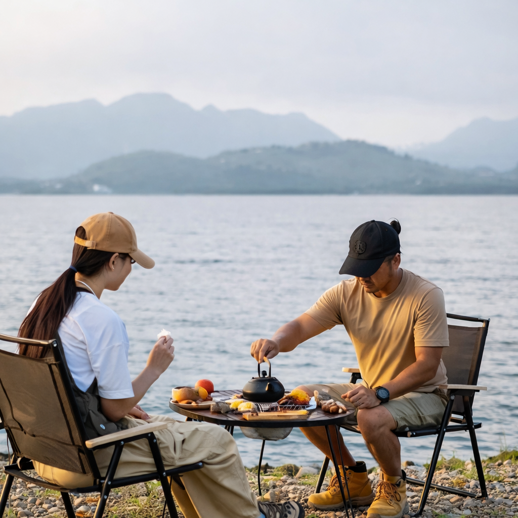 Parrilla Express Outdoor™- Mesa plegable con Parrilla