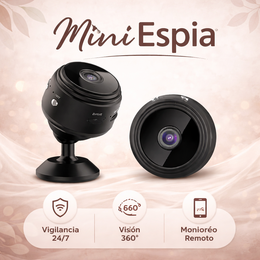 MIni Espía™- MINI CAMARA DE SEGURIDAD X3 UNIDADES