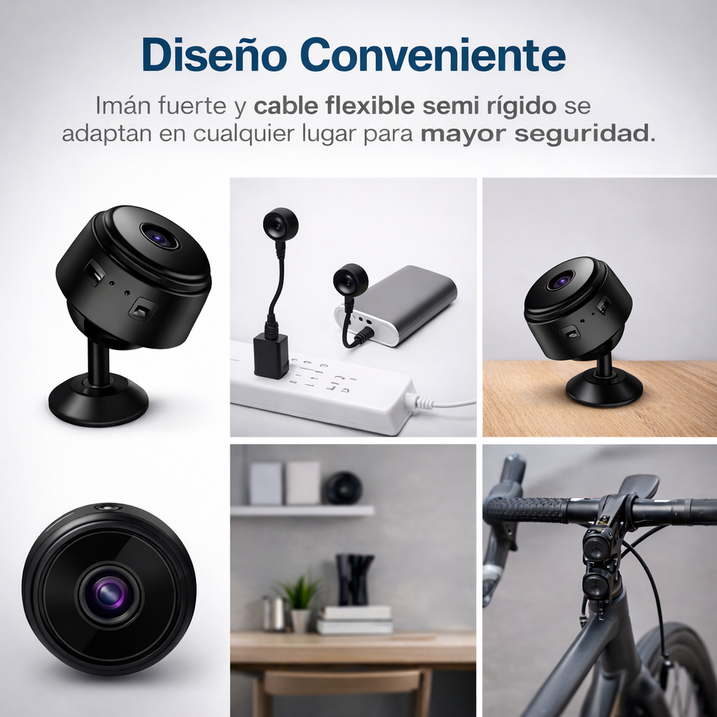 MIni Espía™- MINI CAMARA DE SEGURIDAD X3 UNIDADES