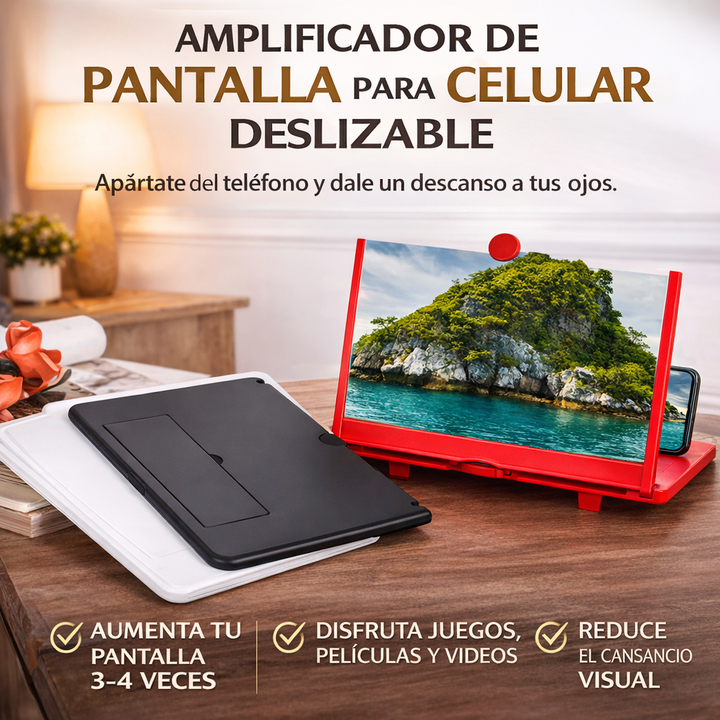 VisiónMax Pro™- AMPLIFICADOR DE PANTALLA 3D
