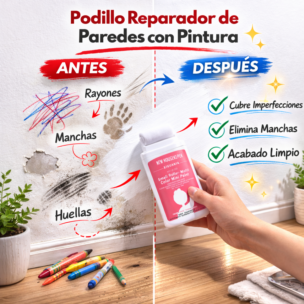 MagicWall Roller™- Rodillo reparador de pintura de paredes