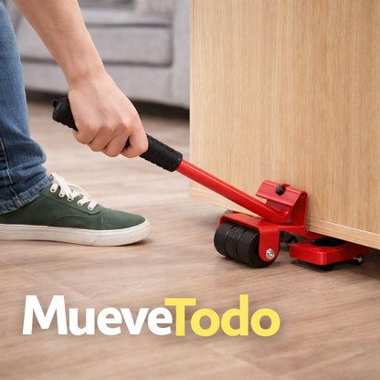 MueveTodo™- Kit Movedor de Muebles con Palanca