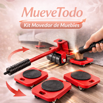 MueveTodo™- Kit Movedor de Muebles con Palanca