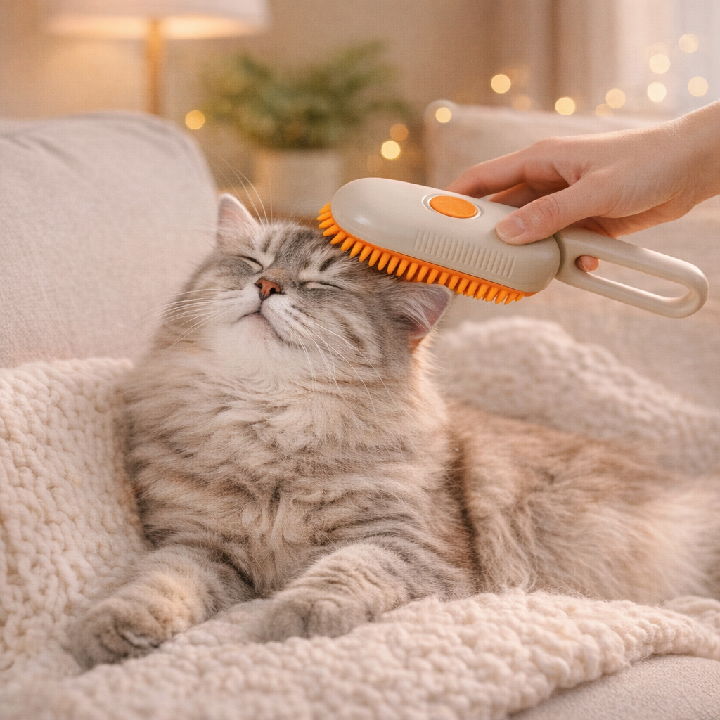 MichiSpa™- Cepillo Para Mascotas A Vapor Recargable