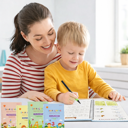 PequeTrazos Mágicos™- Libros estilo Montessori set 4📚🖋️