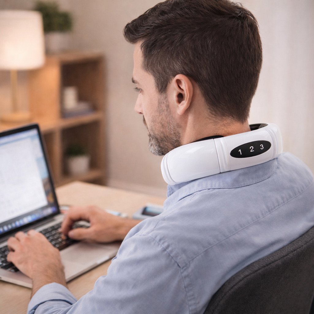 Cervilux™- Electro Estimulador Masajeador Cuello