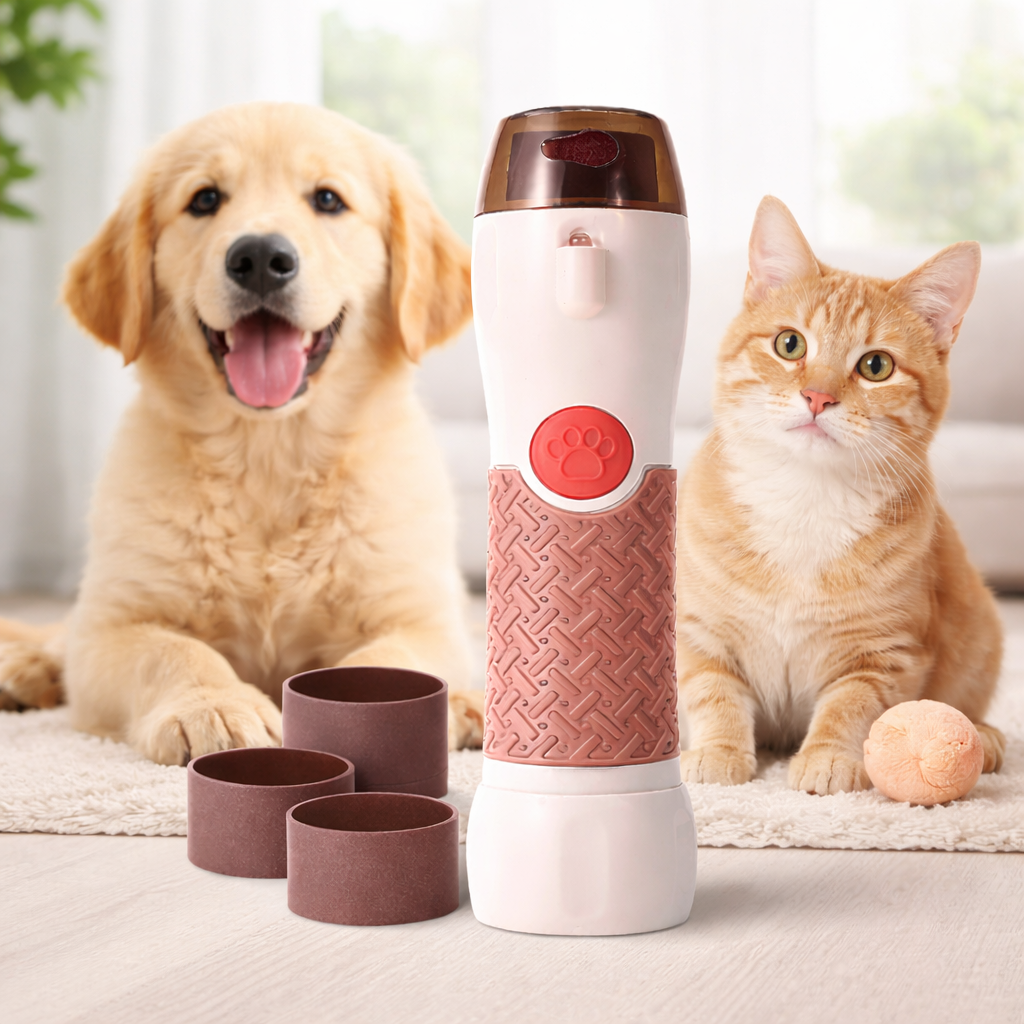 PataPerfecta™- Cortador Uñas para Mascotas con Limas 360°