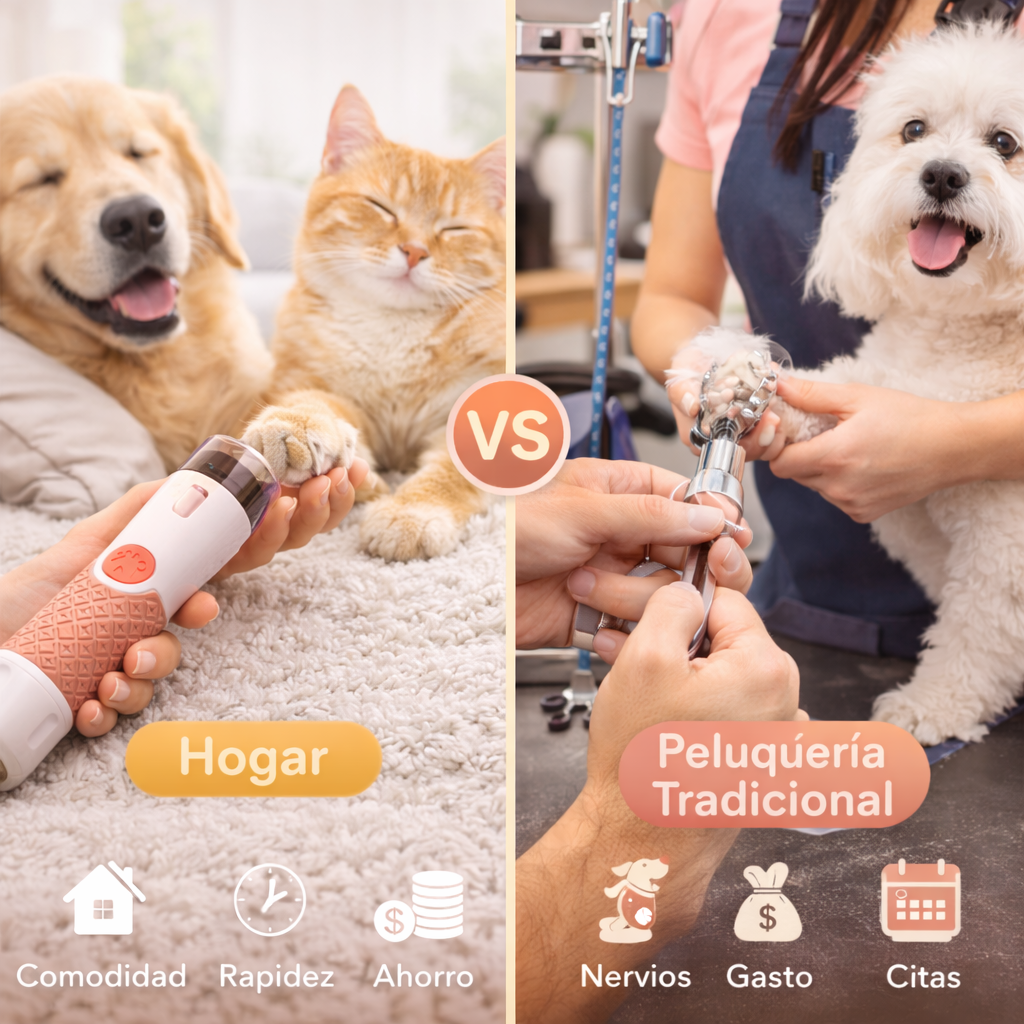 PataPerfecta™- Cortador Uñas para Mascotas con Limas 360°