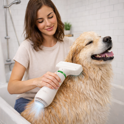 PetGlow™- Cepillo Y Secador De Mascotas 2 En 1
