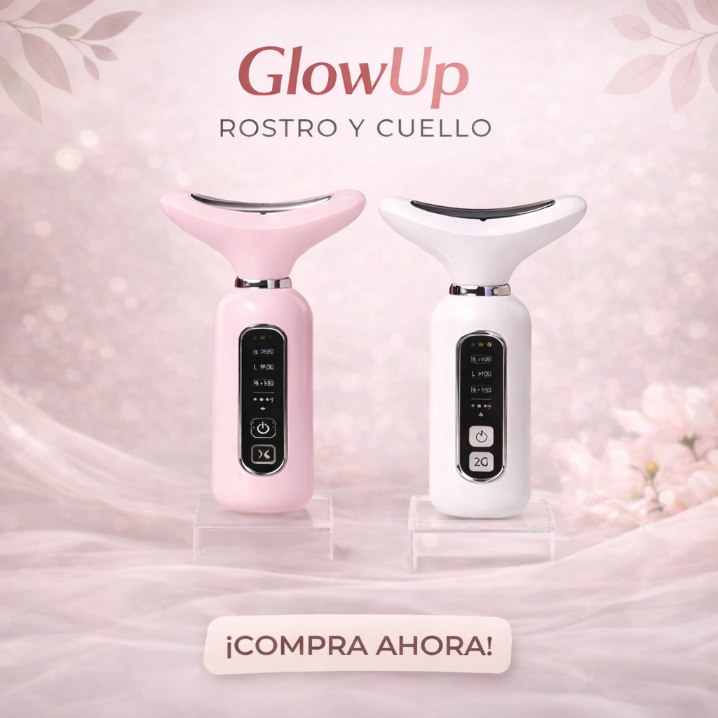 Glowup Rostro y Cuello™ - Masajeador facial eléctrico